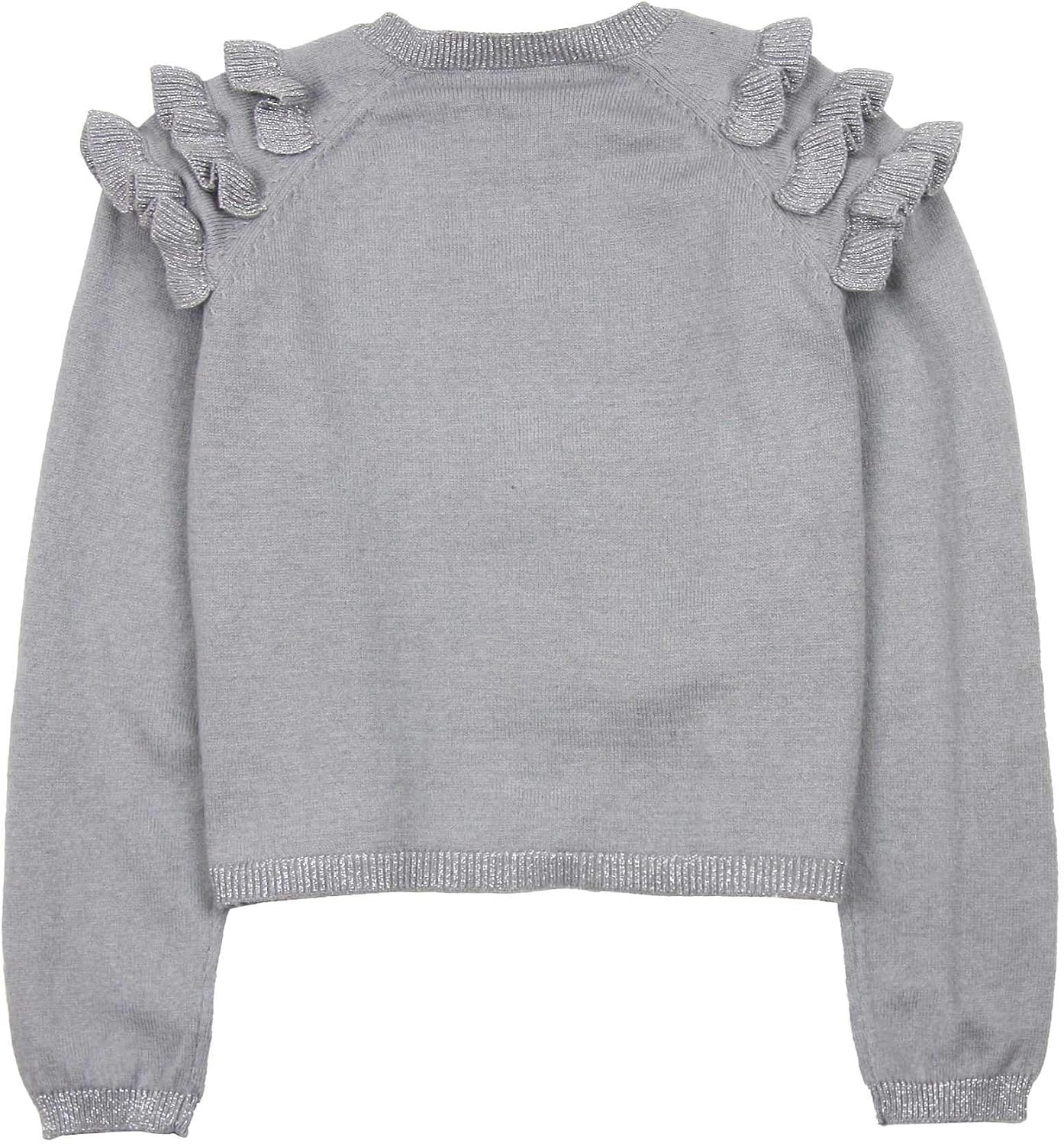 sparkly silver sweater