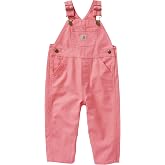 Carhartt Infant Toddler Canvas Bib Overall | Boys' &amp; Girls' Bib Overall | Reinforced Knees | Cotton Canvas | Woven Carhartt Brand Mark Label On Bib Pocket