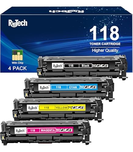 Canonキャノン Amazon.com: Canon Genuine Toner Bundle 118 2660B021 4 Pack 1