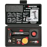 Master Appliance MT-80K 4-in-1 Butane Torch &amp; Soldering Kit | Flameless heat shrink, hot knife, 3 soldering tips, adjustable 2,500&deg;F flame, refillable tank &amp; carrying case