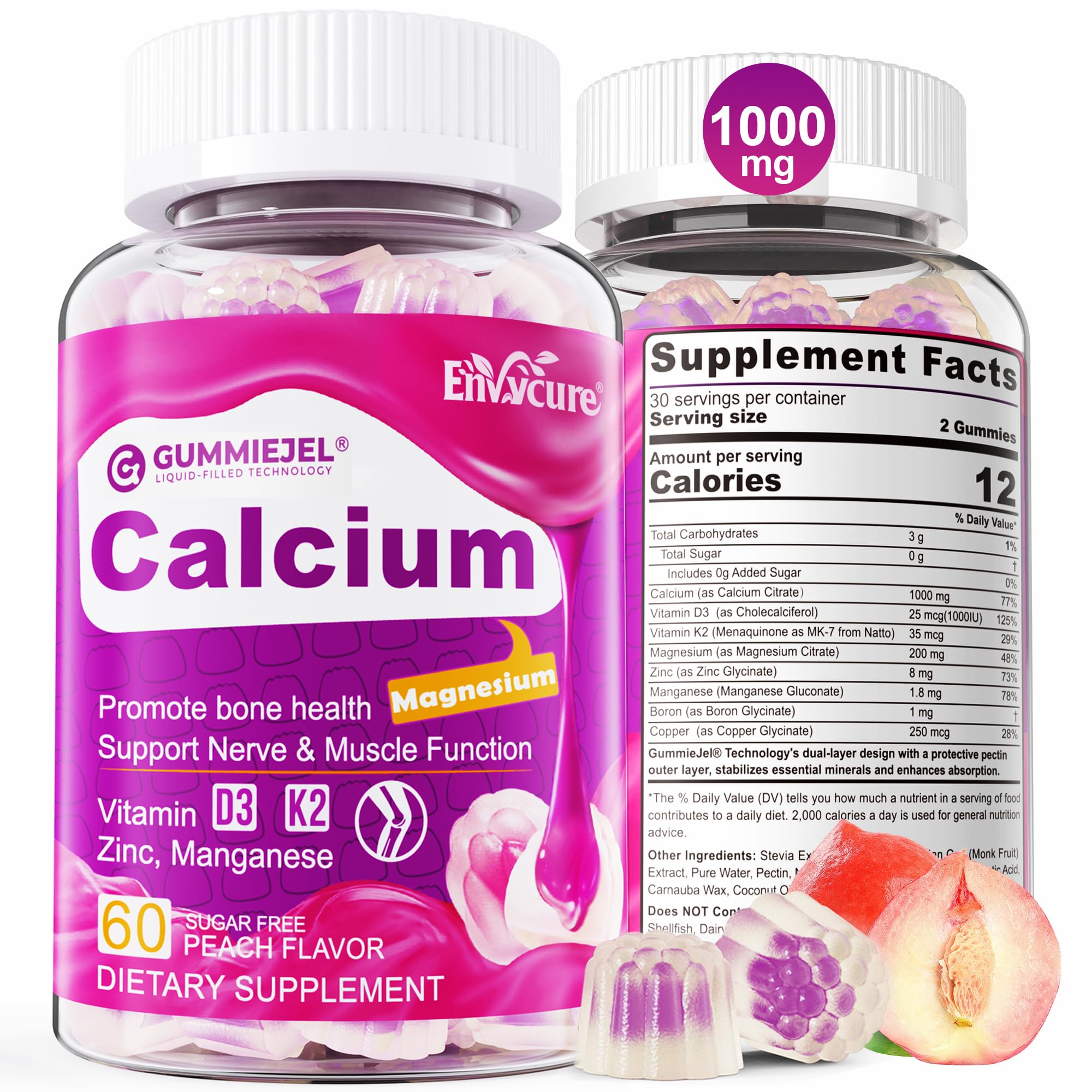 Calcium (Peach Flavor)