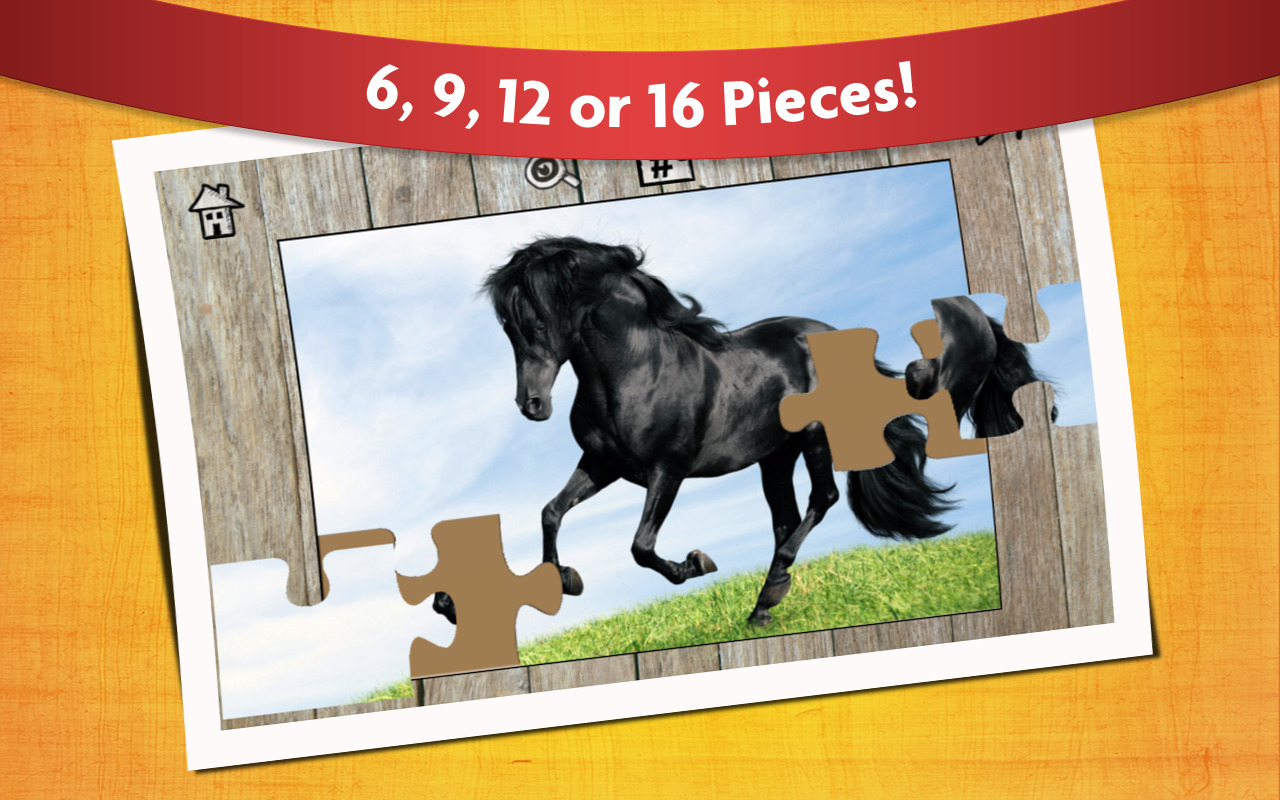 Cute Horse Puzzles for Kids Free Trial Edition Fun and