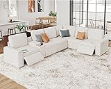 AMERLIFE Reclining Sectional Sofa, Thick Armrest
