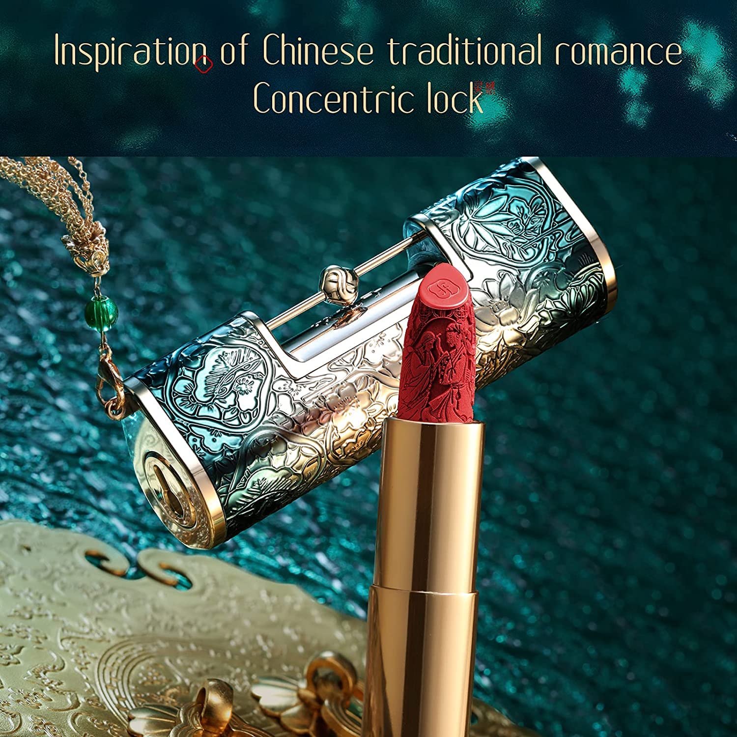 FLORASIS Blooming Rouge Love Lock Lipstick Long-Lasting Sculpting Lipstick Misty Matte Finish Lightweight Nourishing for Everyday Use (M1311 My One and Only)