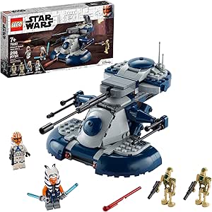 LEGO Star Wars: The Clone Wars Armored Assault Tank (AAT) 75283 Building Kit, Awesome Construction Toy for Kids with Ahsoka Tano Plus Battle Droid Action Figures (286 Pieces)