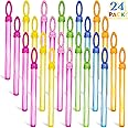 JOYIN 24 Pack 14’’ Big Bubble Wands Bulk Leaf Blower Bubble (2 Dozen) for Summer Toy, Outdoor/Indoor Activity Use, Easter, Party Favors Supplies for Kids