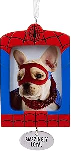 Hallmark Christmas Ornaments, Marvel Spider-Man Pet Picture Frame Ornament