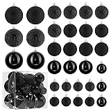 Christmas Ornaments for Xmas Trees,Black
