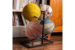 GENMOUS & CO. GENMOUS Double Side Metal Basketball Holder