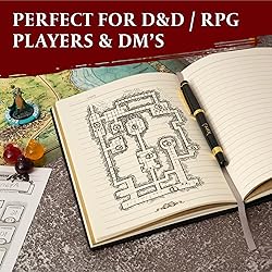 DND Notebook / Journal, Unique 200 Page Book with