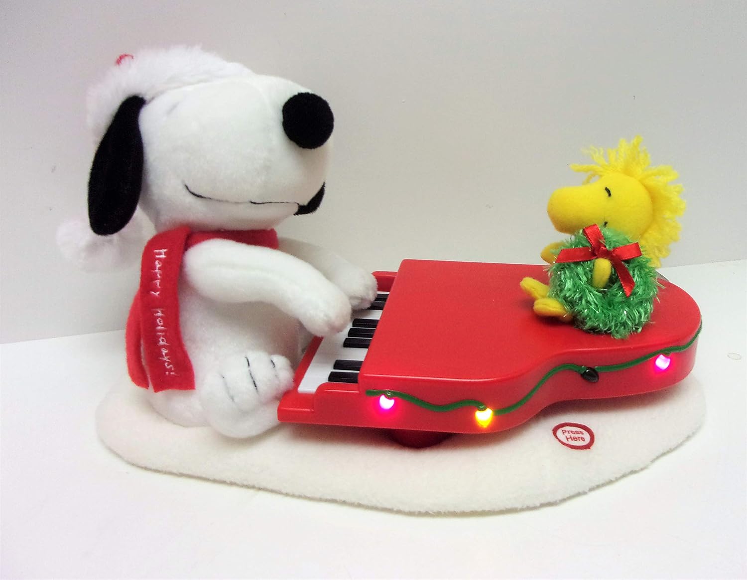 snoopy christmas animated plush