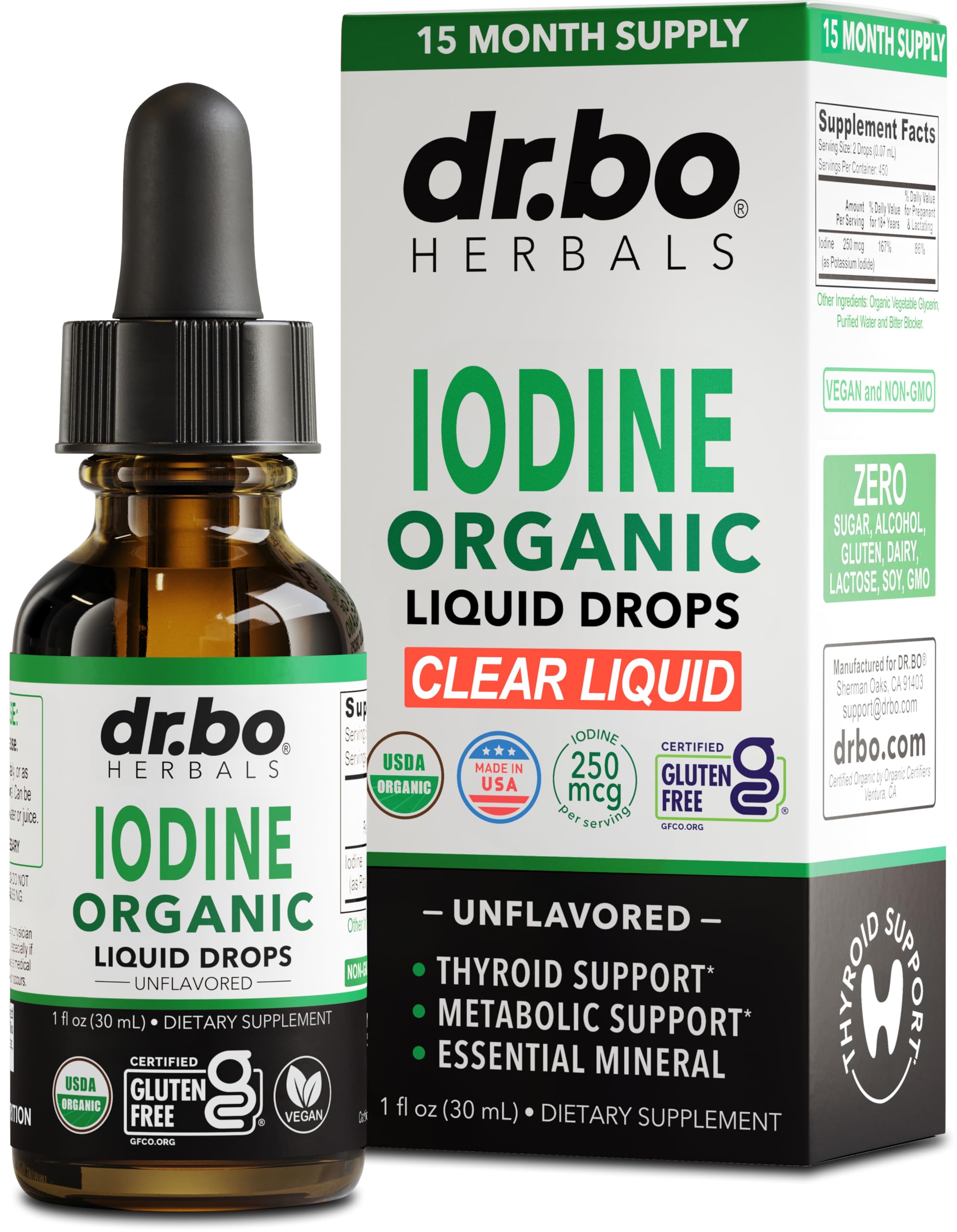 Iodine Organic Liquid Drops