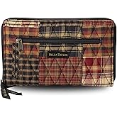 Bella Taylor Wrist Strap Wallet for Women | Multi Card Zip Around Wallet with RFID Protection and Wristlet Strap