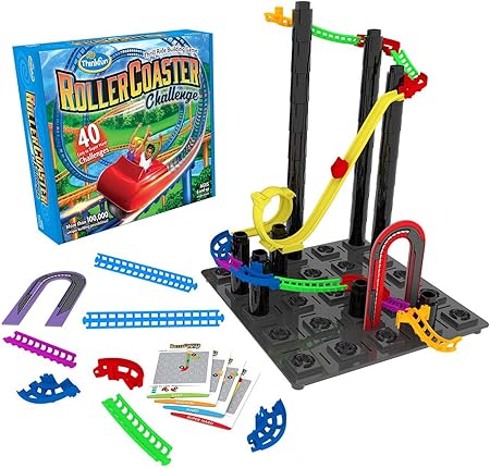 Amazon シンクファン Thinkfun ローラー コースター チャレンジ 日本総代理店 スロープトイ おもちゃ