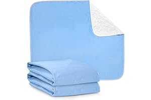 Dry Defender Washable Bed Pads - Reusable Waterproof Mattress Pad for Kids & Adults - Use as Seniors Incontinence Bed Pads, Potty Training, and Pet Pee Pads for Dogs and Cats - Pack of 2 - 36x70