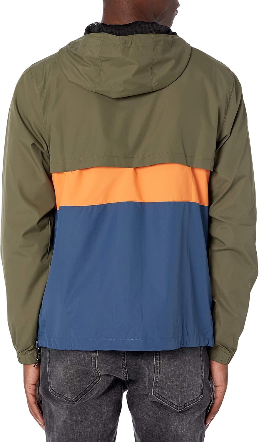 Billabong mens Wind Swell Pullover Anorak Windbreaker Jacket: Clothing