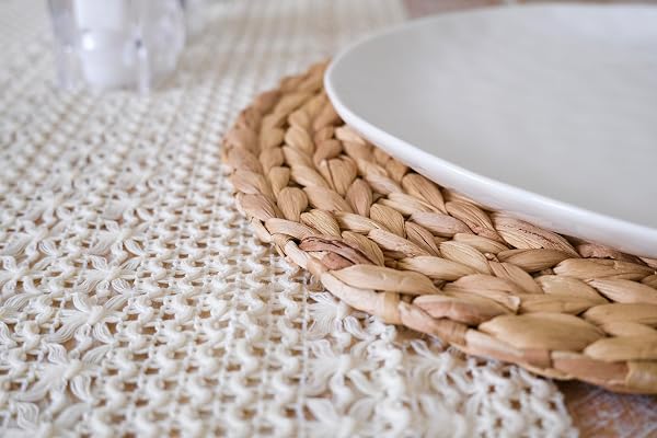 CHRISTMAS TABLE DECOR 11.8 X 70 INCHES BOHO TABLE RUNNER BY BUBBLE MINT