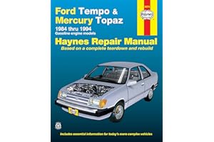 Ford Tempo,Mercury Topaz 2WD petrol (84-94) Haynes Repair Manual USA (Paperback)
