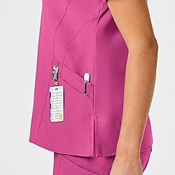 WonderWink W123 Women’s Stylized V-Neck Scrub Top