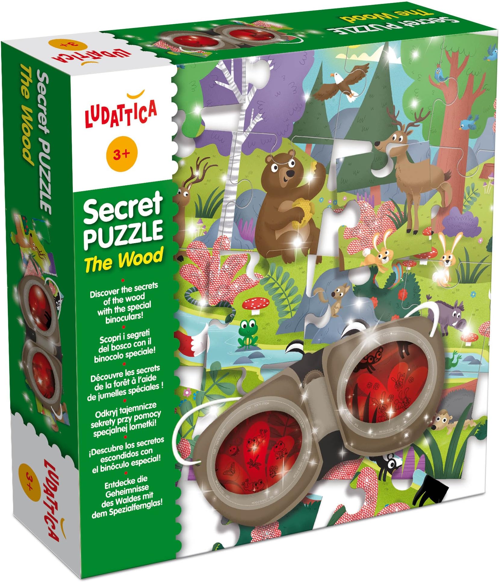 Lisciani Puzzle 47017 – Classic – ludattica – Secret – The Drill – 24 Pieces