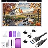 A2 Large Tracing LED Light Pad Kits for Diamond Art, Sketching, Painting - Adjustable Brightness, Sketching, Tracing - USB Po