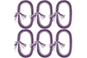 AUECOOME Graduation Leis 2024 Graduation Ribbon Lei graduation necklace Graduation Leis Class of 2024 Graduation gift Braided necklace for men and women party accessories