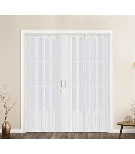 Amazon.com: QHZYMX Accordion Door 34 x 96 36 x 96 38 x 96 42 x 96