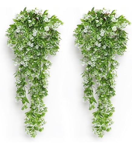 Lot De 2 Plantes Artificielles à Suspendre En Plastique Pour Mariage