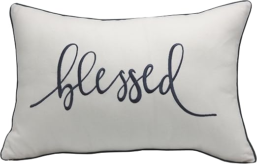 Amazon Com Yugtex Pillowcases Blessed Embroidered Cushion Cover