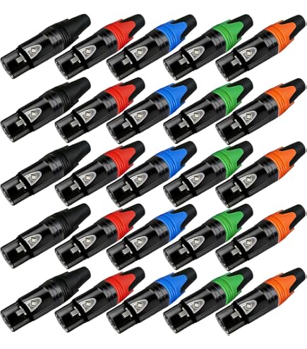 Amazon.com: YejeySound Neutrik Lot of 20 (10 Each) New NC3FXX-B