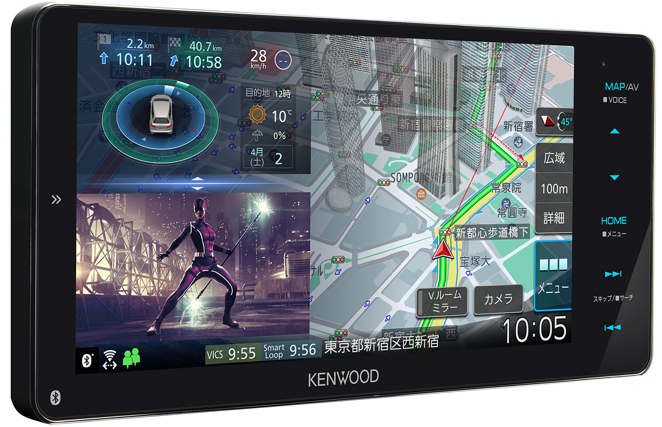 KENWOOD MDV-M809HDW 7V型 200mmワイドモデル ケンウッドの商品画像