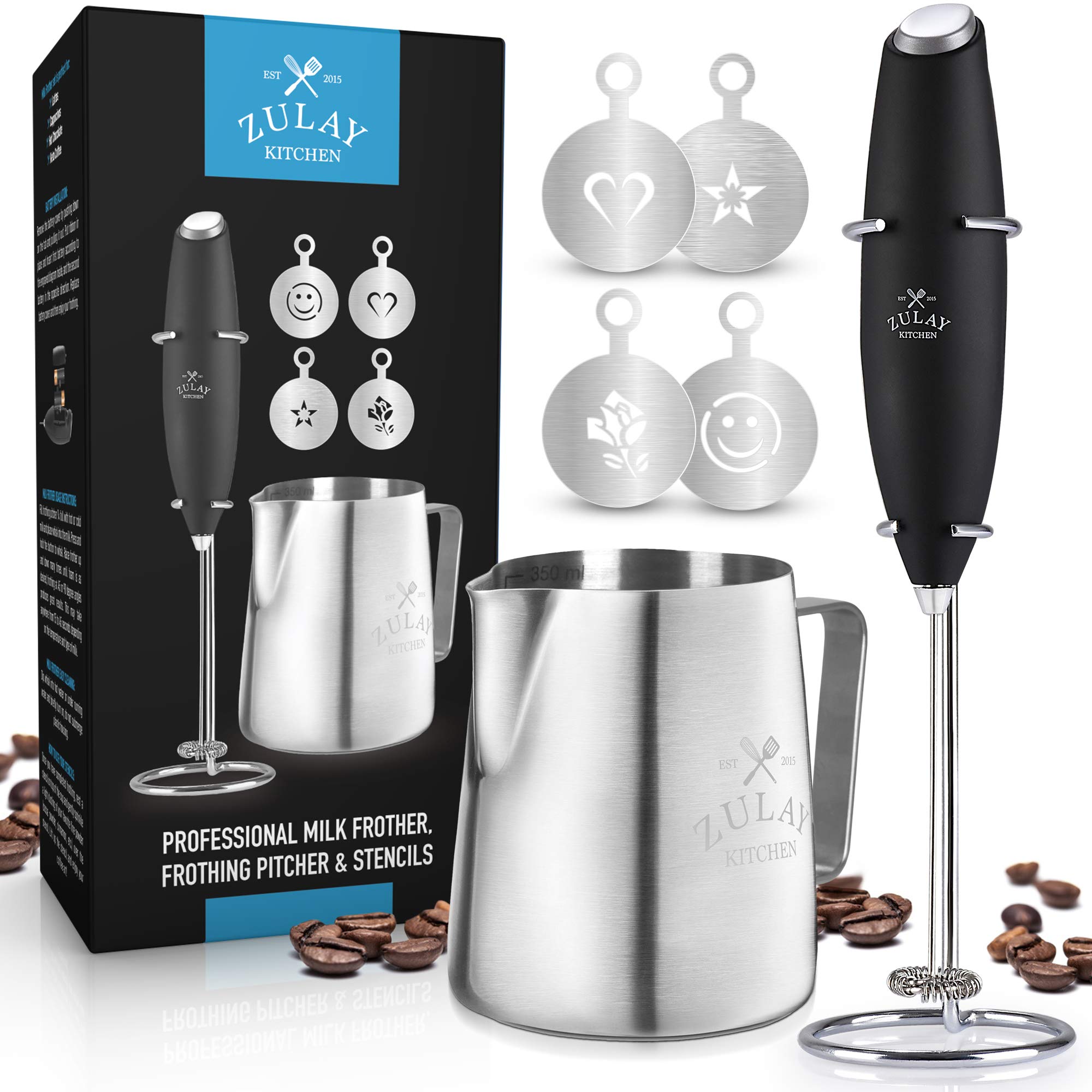 Buy Zulay Milk Frother Complete Set 