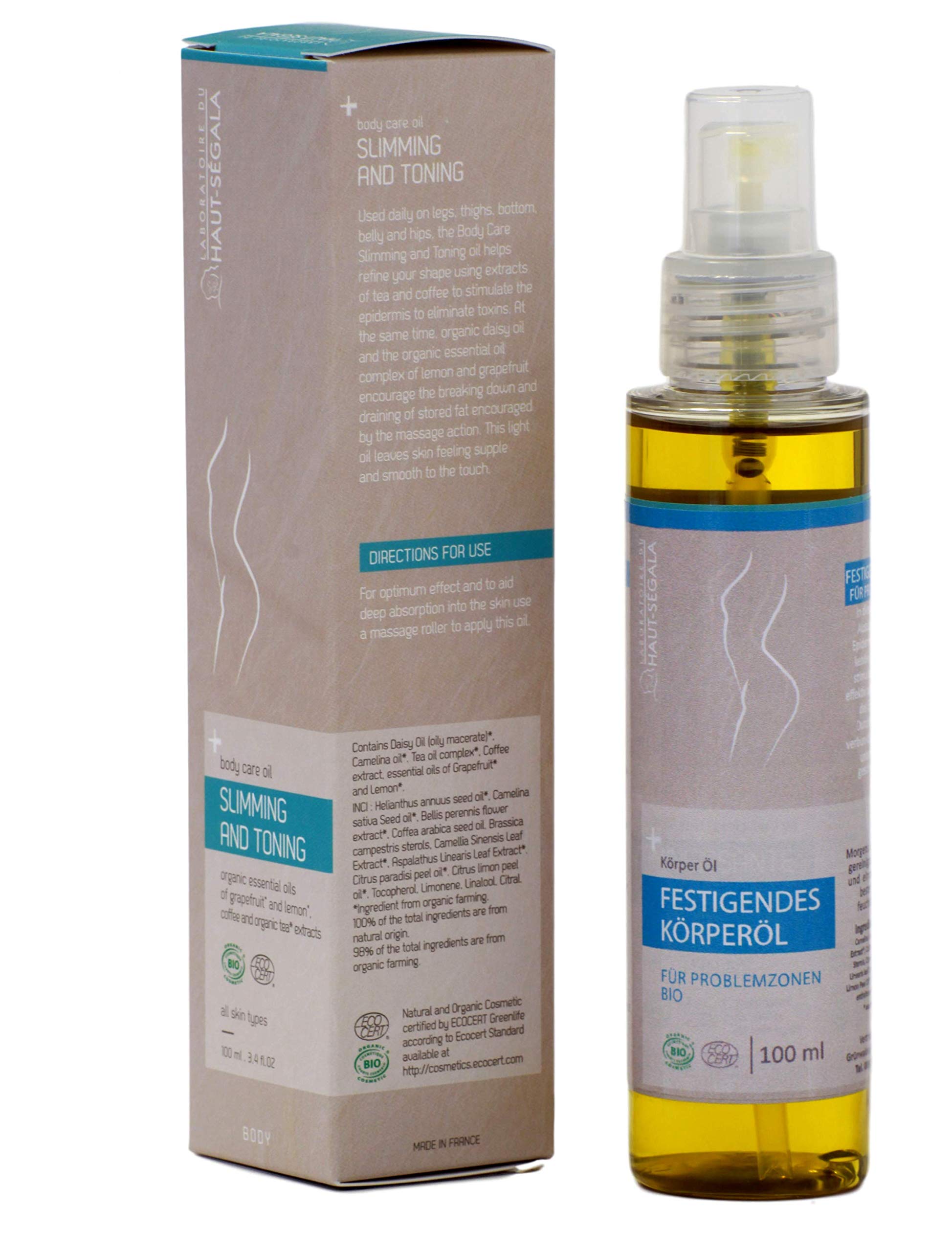 Laboratoire Du Haut-Segala Slimming and Toning Body Oil, 100 ml