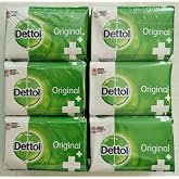 Dettol Original Antibacterial Soap, 3.5 Ounce/100 gr (Pack of 6) | Pack of 6