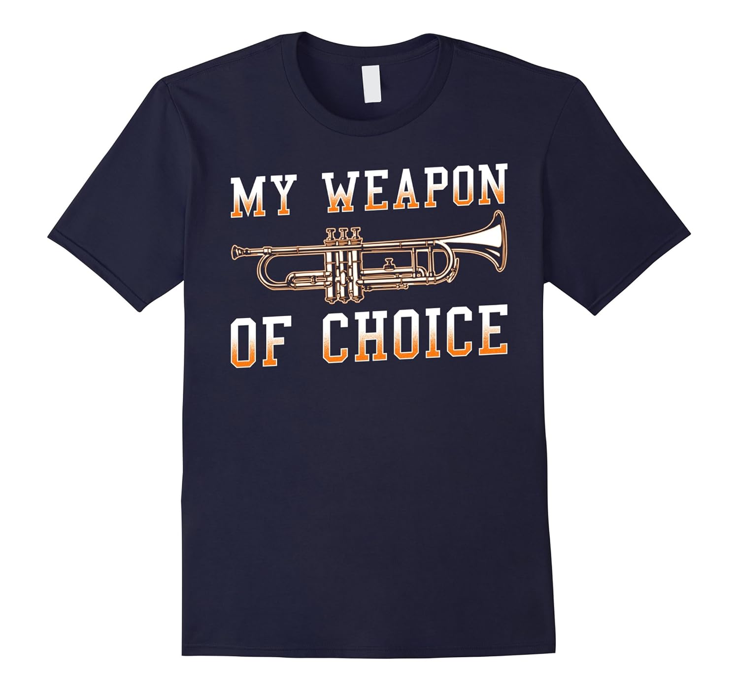 Trumpet My Weapon Of Choice T Shirt-Rose