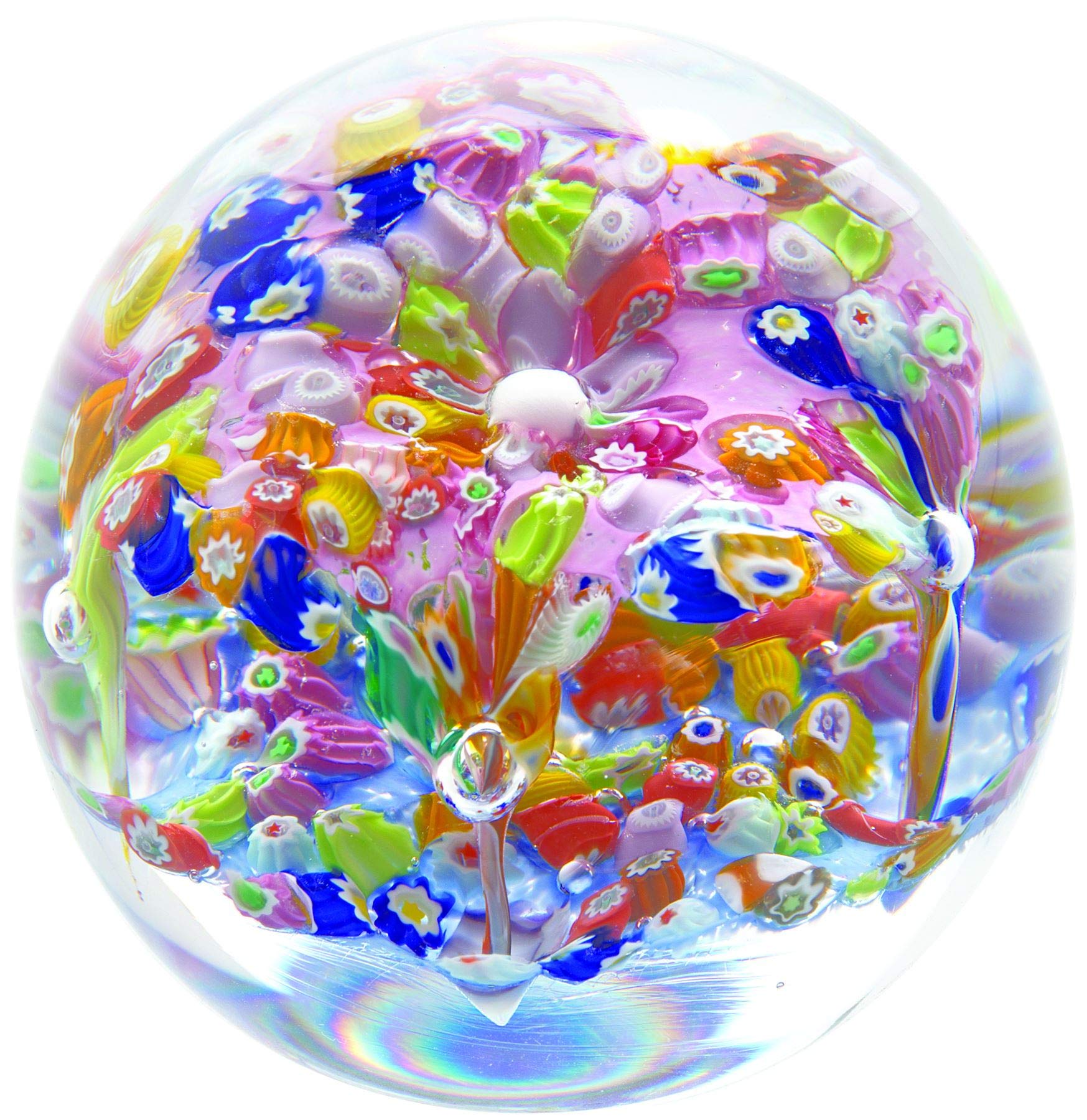 Caithness Glass Millefiori - Fingal's Cave Miniature Paperweight | Handcrafted in Scotland | Ornament