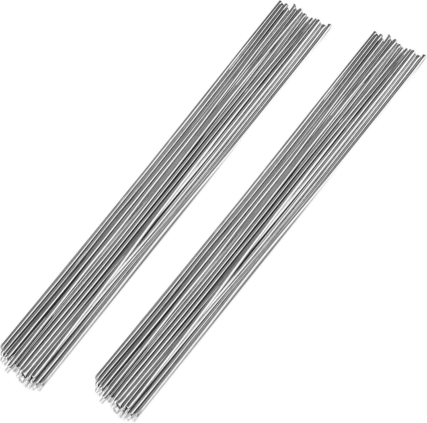 Solution Welding Flux-cored Rods, Aluminum Welding Rods, 30Pack 50cm/19.7inch long No Flux Required Easy Melt Welding Rods Low Temperature Aluminum Welding, Low Melting Point - - 