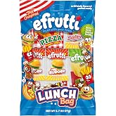efrutti Lunch Bag Gummy Candy, Fun Food Shapes, 2.7 oz | Assorted Fruity, Sweet &amp; Sour Gummi Treats