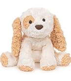 GUND Demarco Plush Dog With Rose - 5" Stuffed Animal, Squeeze For Sound, Valentine's Gift