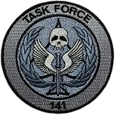 Modern Warfare Task Force 141 Logo Duty callsPatch (Hook Fastener- P5)