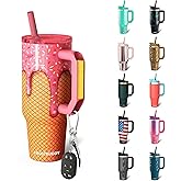 Frost Buddy Thicc Buddy - 40 oz Stainless Steel Vacuum Insulated Tumbler with Lid and Straw for Water - Travel Mug Cupholder Friendly - Gifts for Women Men Him Her (Ice Cream)