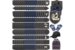 Yunlly 180 Pcs Rustic Leather Patches for Hats with Adhesive Heat Laser Engraving Blanks Patch Faux Leatherette Blank Patches for Embroidery Sew Clothing Jackets (Gray, Dark Blue, Black)