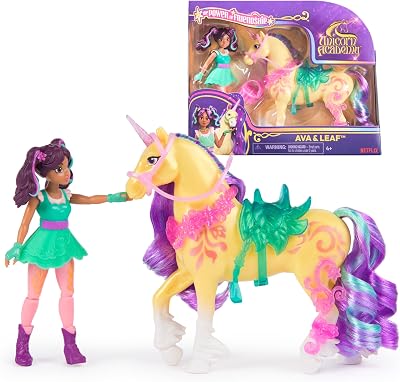Unicorn Academy Ava & Leaf Power of Friendship Set 11cm 13cm Figures