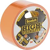 Scotch High Visibility Orange Duct Tape 25m x 48mm Writable Easy Tear