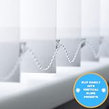 First blinds Vertical Blind Weights 89mm White 32g 20 pack Replacement view 4