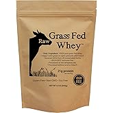 Raw Grass Fed Whey Protein Powder – Unflavored, Only 1 Ingredient: 100% Pure Grass-Fed Whey from Happy, Healthy Cows – Undena