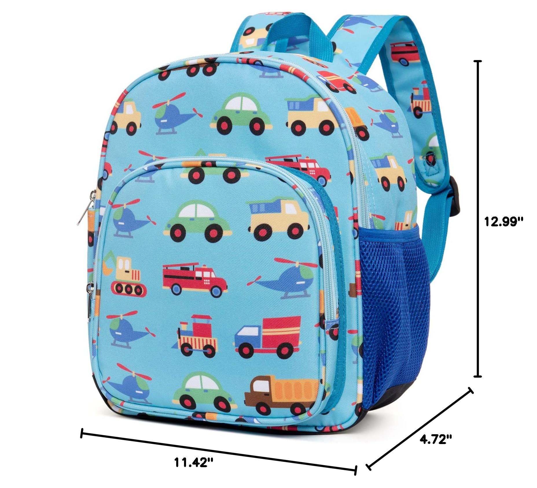 CLUCI Toddler Backpack for Boys Kids Backpacks Preschool Kindergarten Child Bookbag Travel Cute Daycare Bluey Backpack Cars