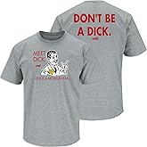 Smack Apparel Don't Be A D!ck (Anti-Michigan) T-Shirt for Ohio State College Fans (SM-5XL)