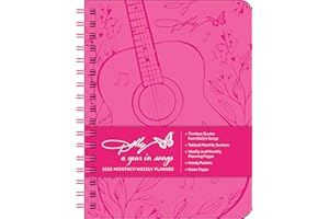Dolly Parton A Year in Songs Deluxe Organizer 2026 Weekly Planner Calendar