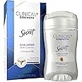 Secret Clinical Strength Clear Gel Antiperspirant and Deodorant, Clean Lavender, 1.6 oz (Pack of 12)